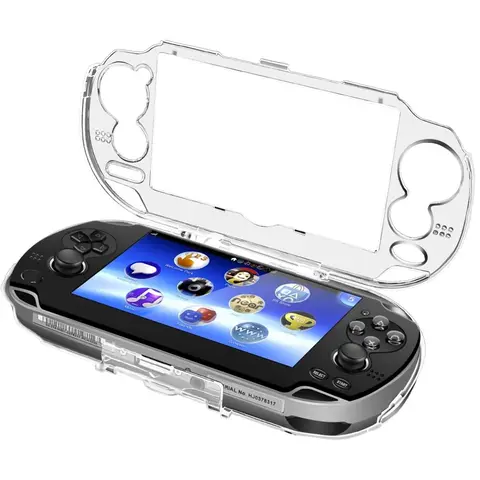Protective Crystal Case for PS Vita 1000 Handheld Transparent Carry Tpu Full Cover Shell for Sony PSP Series Accessories