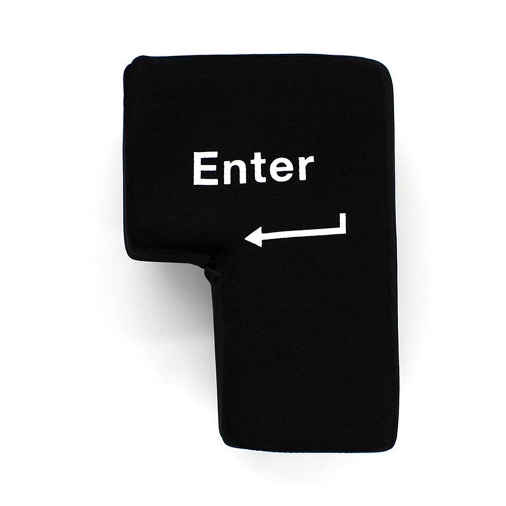 

Прочный-2 шт., большой USB-ключ Enter, антистрессовая кнопка, декомпрессионный компьютер, любые вентиляционные подушки, настольная подушка для программатора, черный