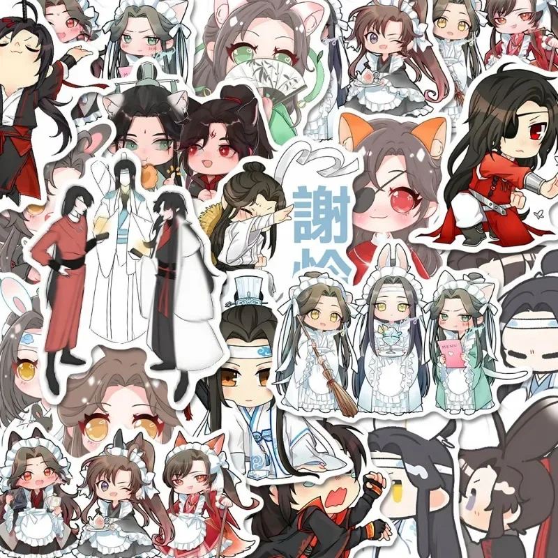 Mo Dao Zu Shi Sticker Anime Decorative Stickers Childrens Stationery Waterproof Grandmaster of Demonic Cultivation Decoration