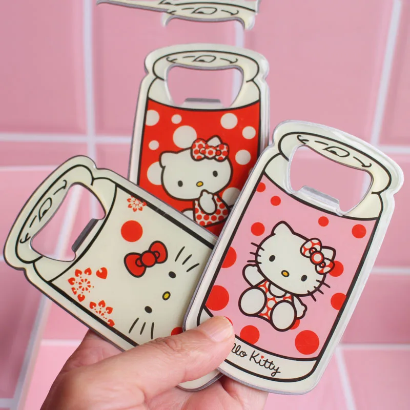 

Sanrio Cartoon Hello Kitty Beer Opener Originality Portable Restaurant Home Bottle Cap Opener Refiner Decor Kitchen Gadgets