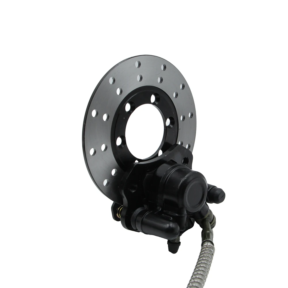 Front Twin Disc Brake Master Cylinder Hydraulic Caliper Assembly For 50cc 70cc 90cc 110cc 125cc 150cc 200cc 250cc ATV Buggy Quad