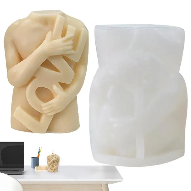 

Female Body Candle Mold Handmade Soap Making Moulds Love Human Body Shape Plaster Resin Crafts Casting Unique 3D Love Design