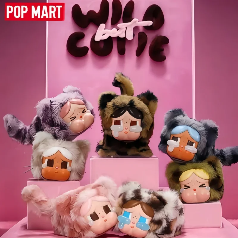 POPMART Crybaby Wild Bt Cutie Serie Blind Box Mysteriöse Actionfiguren Trendige Desktop-Dekoration Puppenspielzeug Geschenke für Sammler