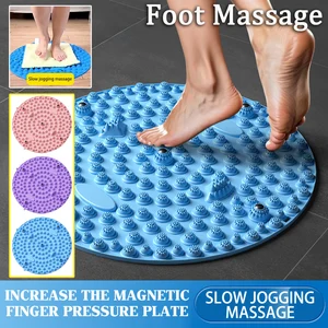 Fußmassagingteppich mit Magnettherapie, ergonomische Akupressur für Füße Relaxation, Druckpunktkissen für Füße Schmerzlinderung 9 Hauptverkäufe magnetisch Manta für Massage - №5