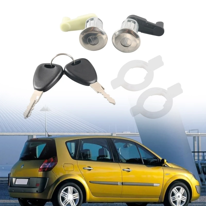 High Security Car Door Lock Key Barrels Cylinder With Seamlessly Integration 7701468981 Suitable For Vehicle Maintenance