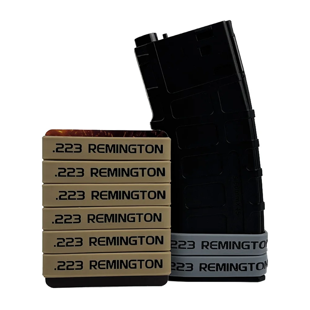 6 Pack Magazine Marking Band for 223 REM Magazine Marking Rubber Band Muti-Colors Convenience For Gun Safety
