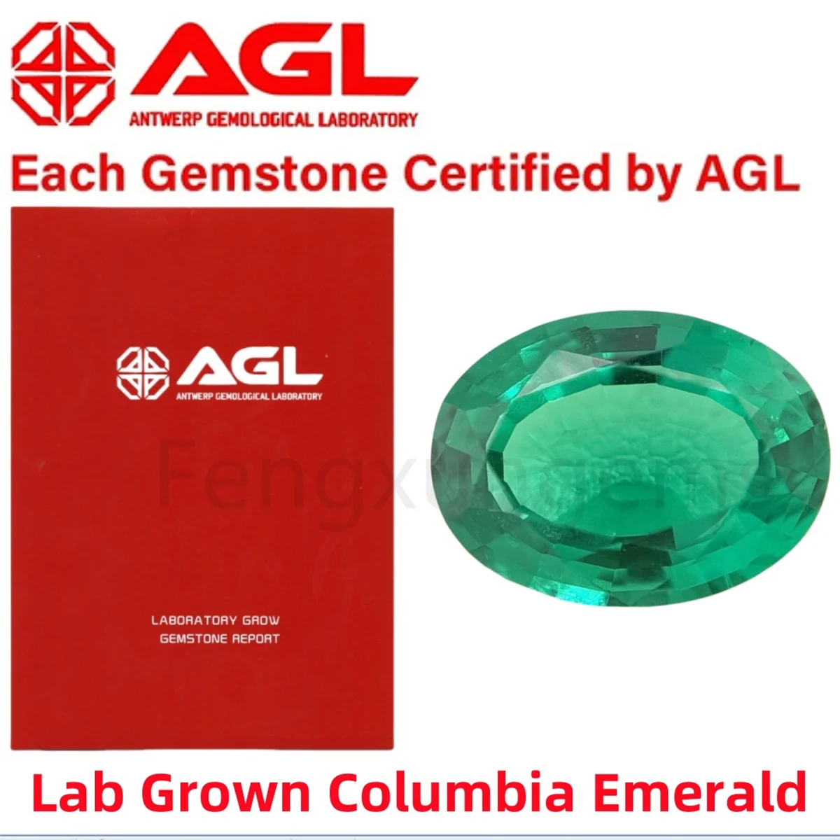 Lab Grown Columbia Emerald Oval Cut Skillfully Hand Cut With AGL Certificate For Jewelry Ring Necklace Make