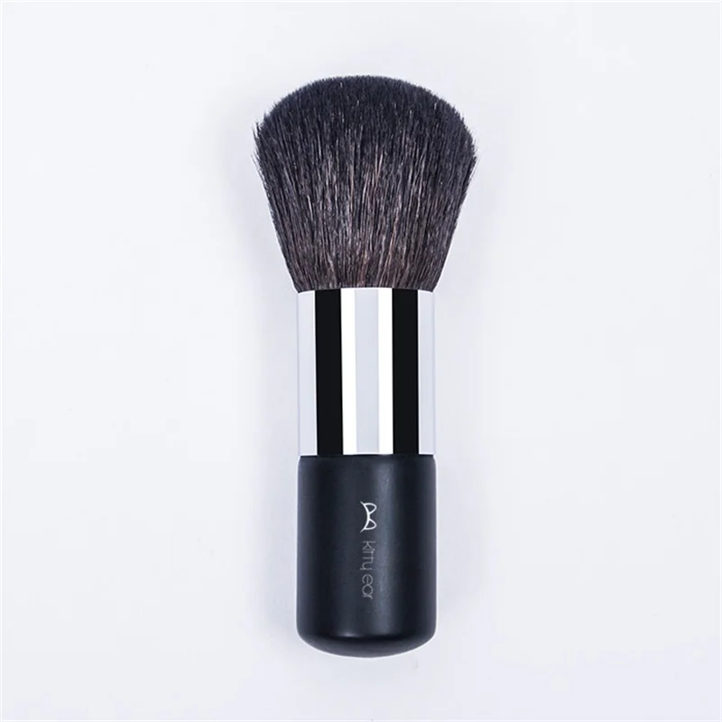 Loose Powder Makeup Brush Pressed Powder Blush Blending Facial Contour Brush Goat Wool Wooden Handle Multifunctional Makeup Tool