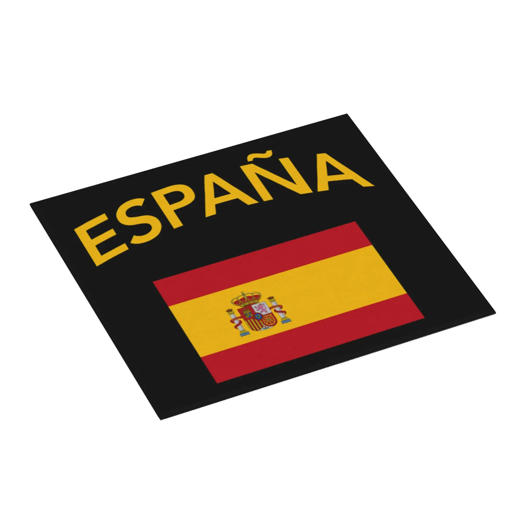 Spain Spanish Flag Non Slip Kitchen Counter Protector Mat Barware Tableware Reusable  Bathroom Drying Mat For Kitchen