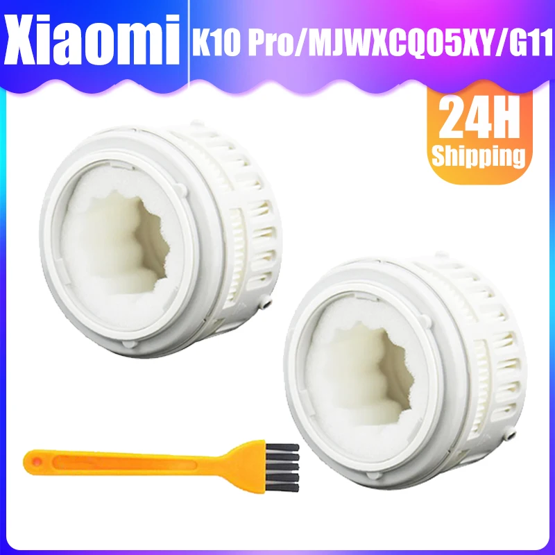 

Hepa Filter For Xiaomi Mijia K10 Pro / MJWXCQ05XY / G11 Wireless Handheld Vacuum Cleaner Accessories Replacement Parts Kits