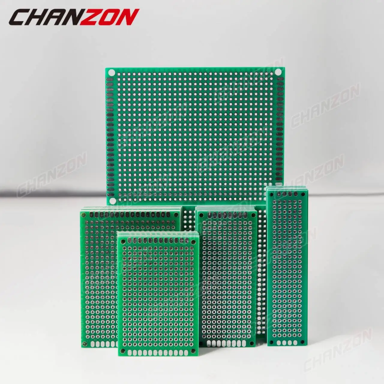 

Двухсторонняя печатная плата, 2x8, 3x7, 4x6, 5x7, 20 шт.