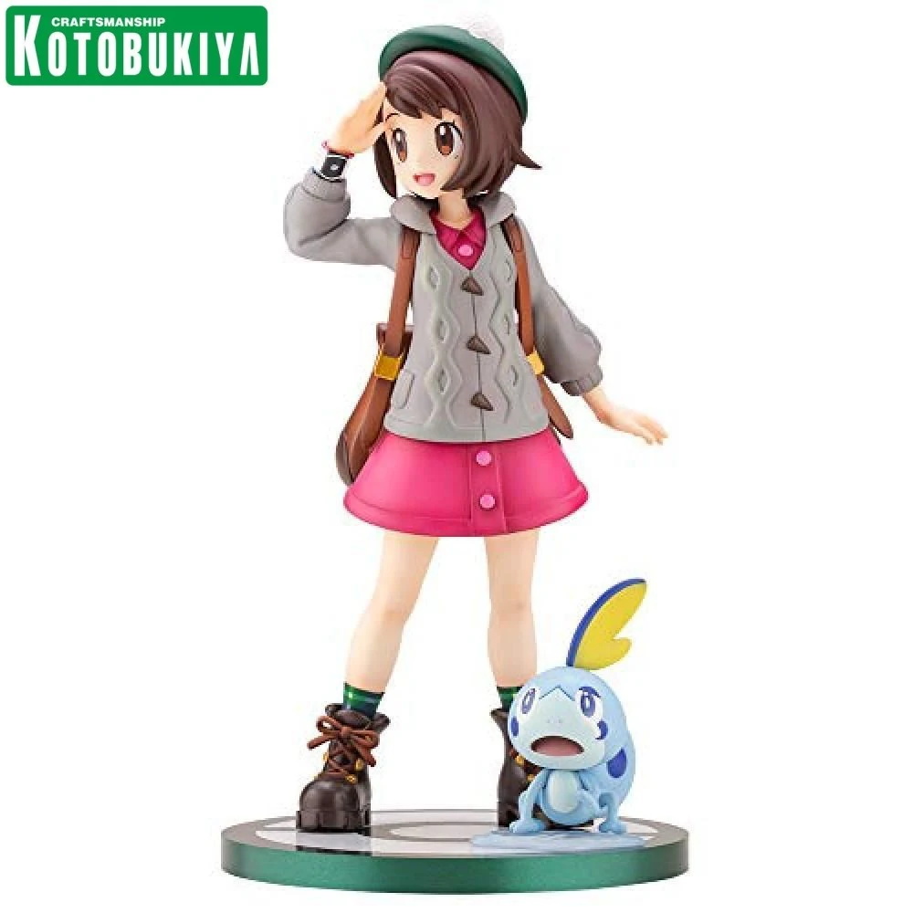 

Original Stocked Kotobukiya Artfx J Gloria with Sobble 21Cm Birthday Gifts for Fans Collectible Model Toys Figures Boys Model