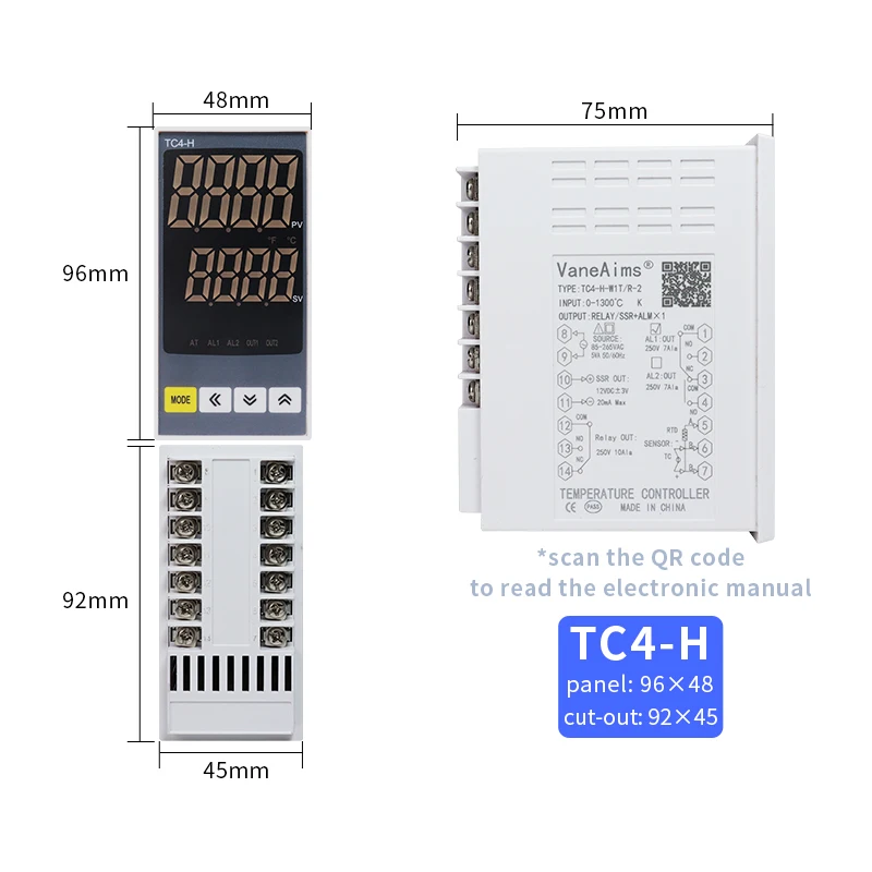 Variant: TC4-H 48x96mm