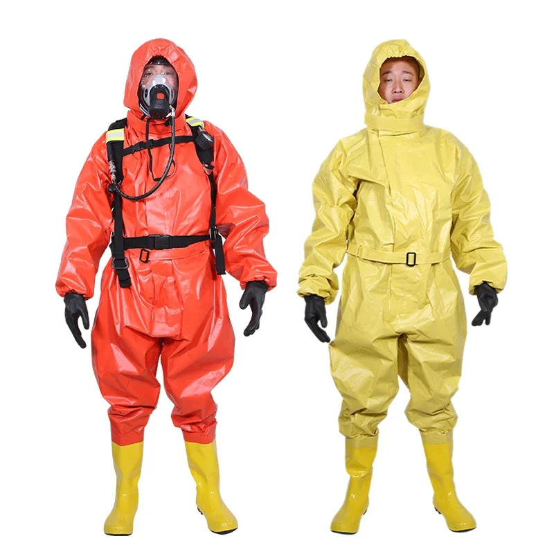 

Fire Fighting Equipment Chemical Resistance Suit For Emergency Rescue