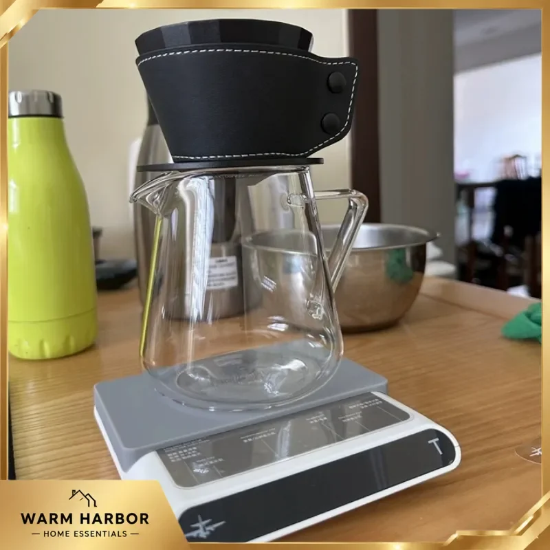 MHW-3BOMBER Pour Over Coffee Dripper Aluminum Alloy Meteorite Cake Shaped Filter For Home Coffee Bar Enthusiasts