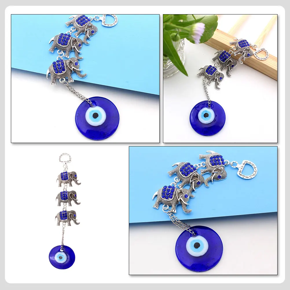 

1pc Evil Decor Blue Wall Car Evil Eye Hanging Ornament Door Adornment Protection Charm Veil Eye Pendant For Home Decorations
