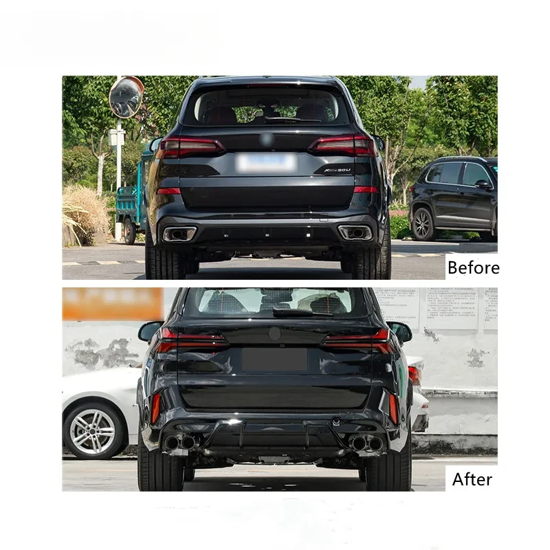 G05 PRE تحديث X5M F95 LCI طقم الجسم بوديكيت المصد الأمامي المصد الخلفي الجانب تنورة ل s X5 G05 PRE #5