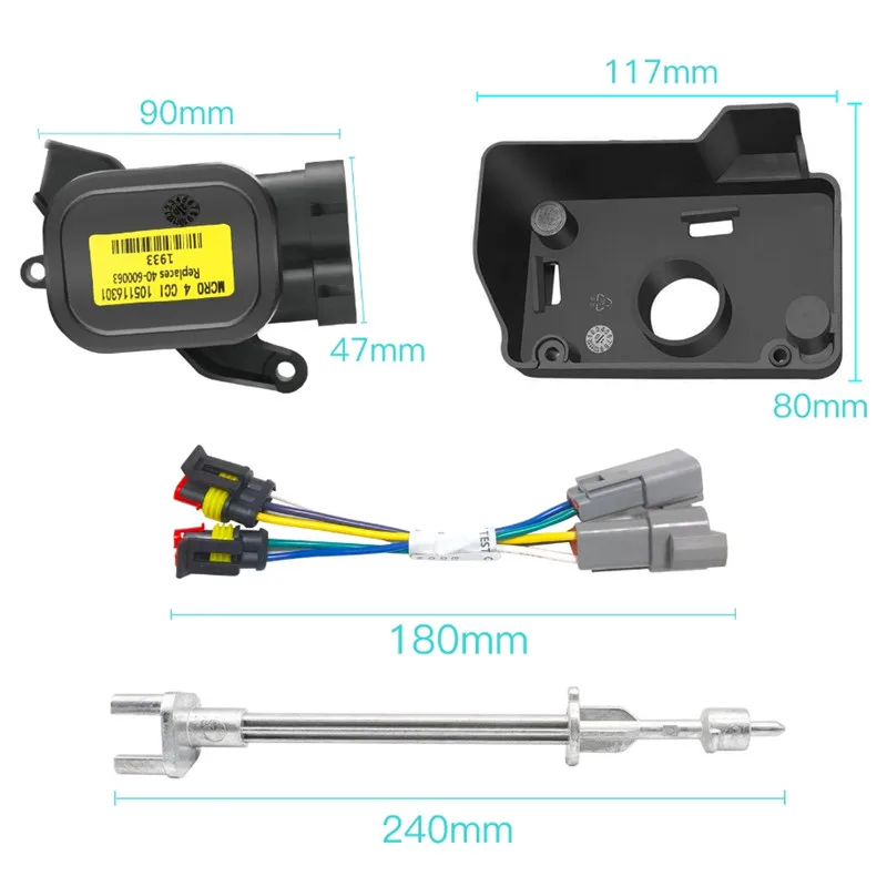 Golf Cart MCOR 4 Conversion Throttle Potentiometer Kit For Club Car DS/Carryall - AM293101 105116301