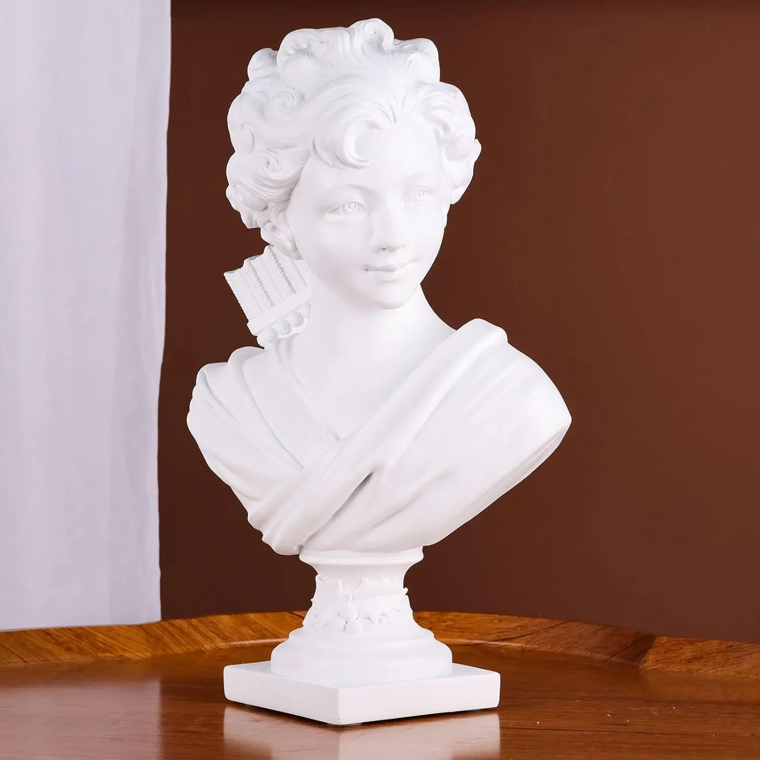 Imagem -04 - Polegada Estátua de Cupido Grego Clássico Busto Romano Mitologia Grega Escultura de Gesso Adequado para Pintura Prática Decoração para Casa 12.2