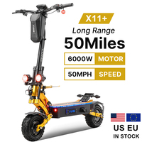 YUME 2023 X11+ Powerful  Motor 6000W Off-Road Tires Up to 60Miles&60mph Foldable Electric Scooter for Adults