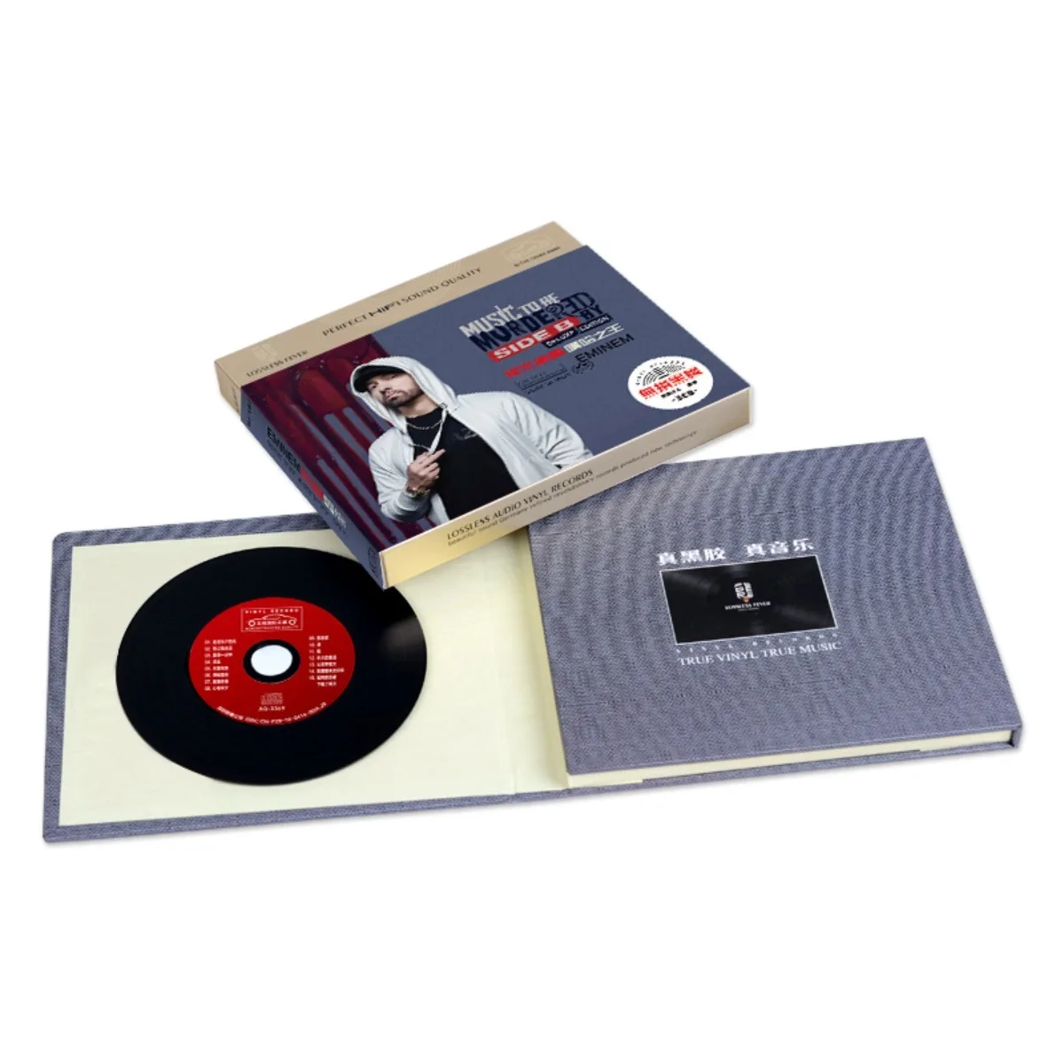 قرص مضغوط للسيارة "The King of Hip-Hop" من Eminem، صوت راب إنجليزي كلاسيكي عالي الدقة، مثالي في السيارة للقيادة والترفيه #2