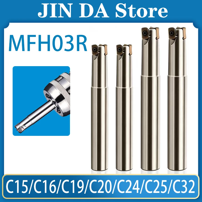 MFH03R fast feed milling cutter shank C15 C16 C20 C25 C32 suitable for LOGU030310 blade EXN03R milling cutter shank