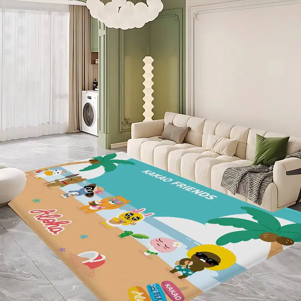 CARTOON CUTE K-KAKAOS LOVELY FRIENDS Floor Mat Cheaper Anti-slip Modern Living Room Balcony Printed Bedside Mats