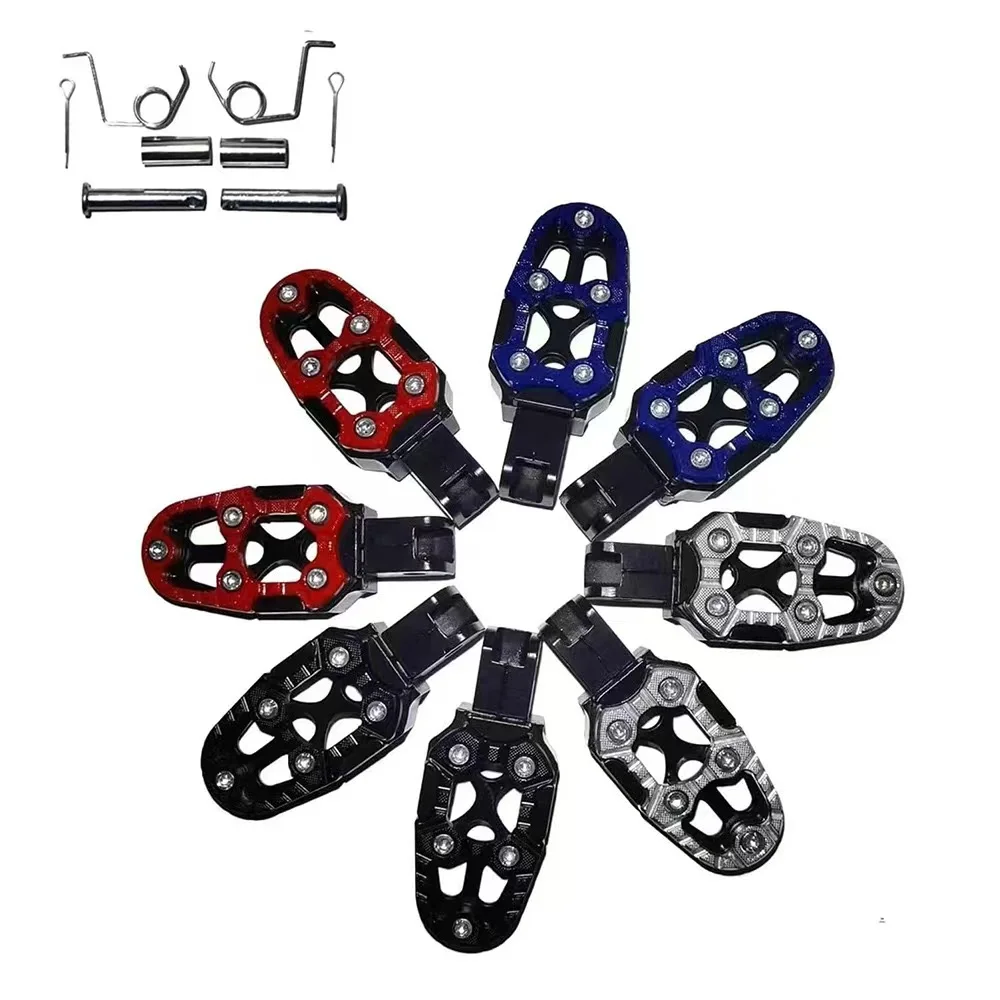 Motorcycle modification accessories: aluminum alloy foot pedal, rear foot pedal, anti slip foot pedal