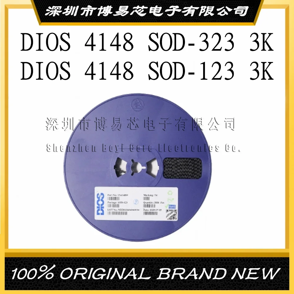 

SMD 1N4148W Screen Printing: T4 SOD-123 323 523 1206 3K/disc Evaluation board