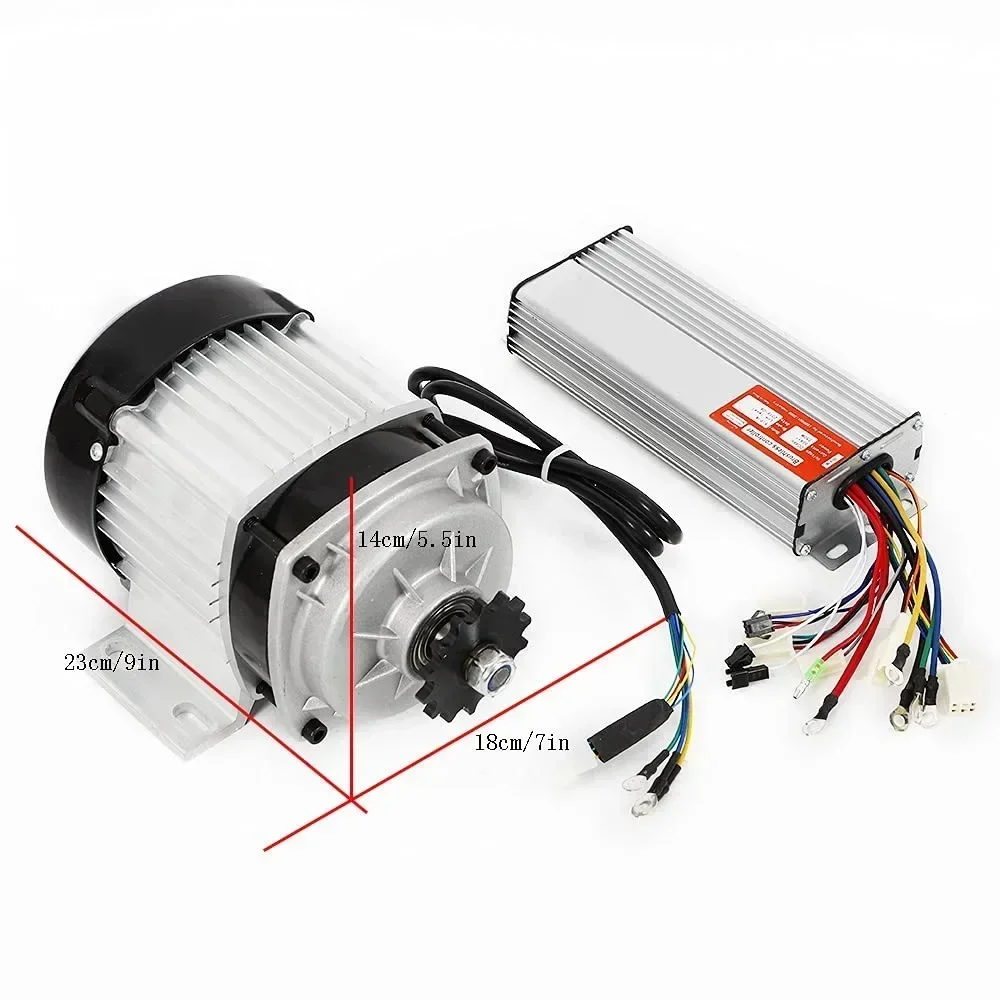 48V DC 750W Electric Brushless Motor with Controller Brushless Electric Scooter Motor Kit for Electric Tricycles and Carriages