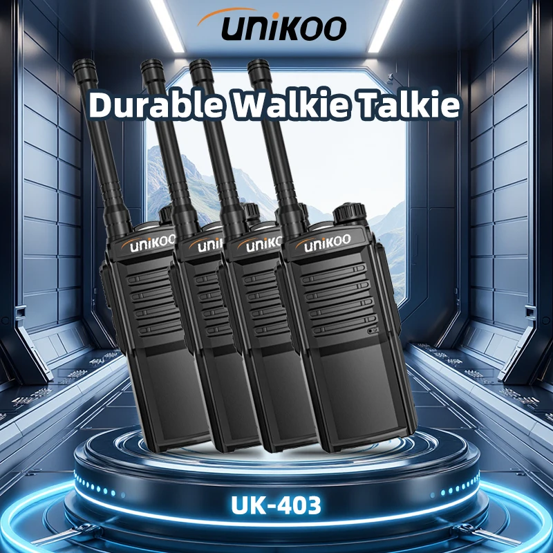 

Unikoo UK403 Portable Walkie Talkie 4 PCS 16 Channels License-free Communication Set Two Way Radios Transceiver