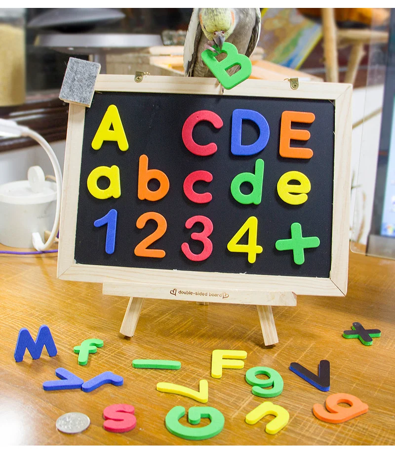 24-76 Stück EVA-Schaumstoff Magnetische Alphabetbuchstaben Lernset zum Rechnen und Buchstabieren Kühlschrankaufkleber Lernspielzeug für Kinder – Detail 6