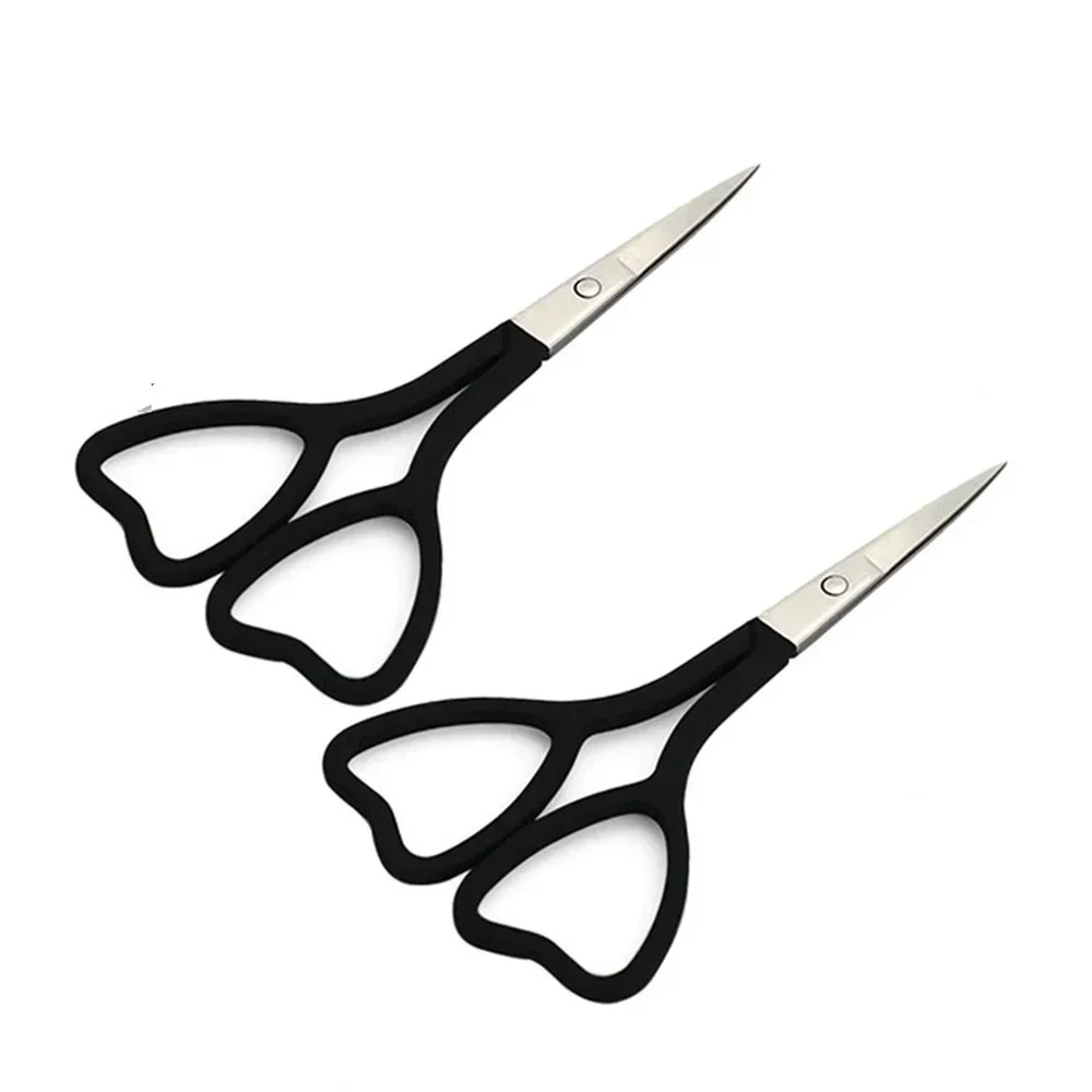 1Pcs 9.5cm Mini Vintage Scissors Extra Small Stainless Steel Embroidery Scissor Mustache Trimming Portable Shears Men Beard