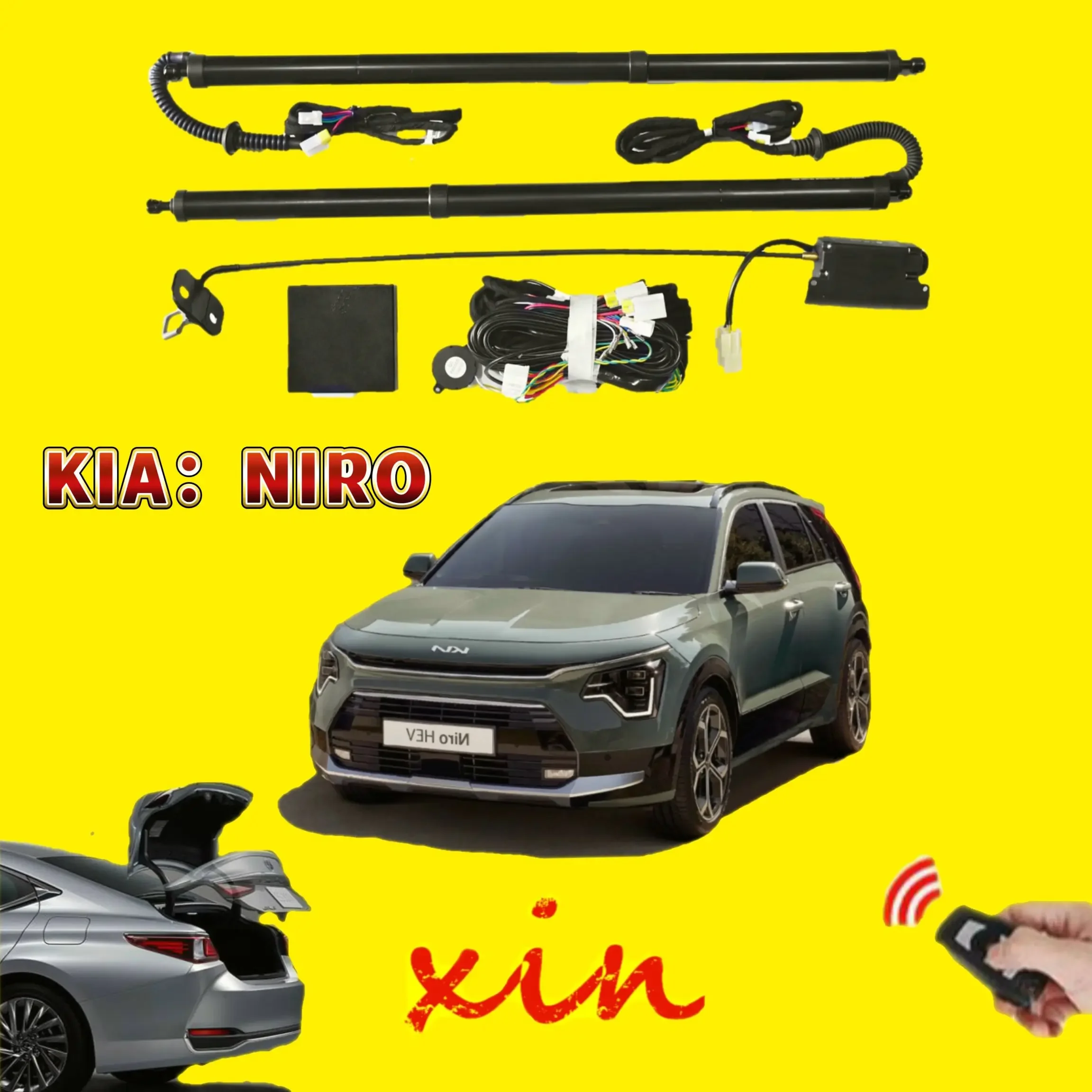 

Для KIA NIRO 2018-2022 + электрическая задняя дверь, автоматическое управление приводом багажника, открывающийся автомобильный подъемник, комплект питания для задней двери