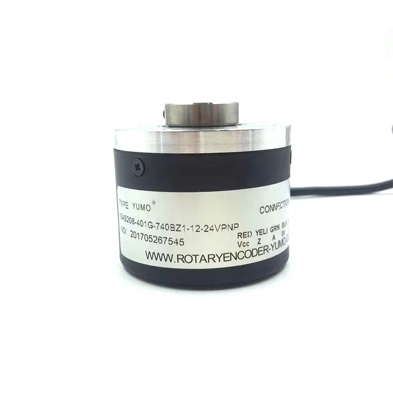 YUMO Hollow Shaft Rotary Encode ISA5208 With Wheels Optic Rotary Encoder