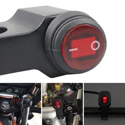 Motorcycle Aluminium Alloy Headlight Button On/Off Switch Fog Spot Light Waterproof 12V Light Switch Motorcycle Handlebar