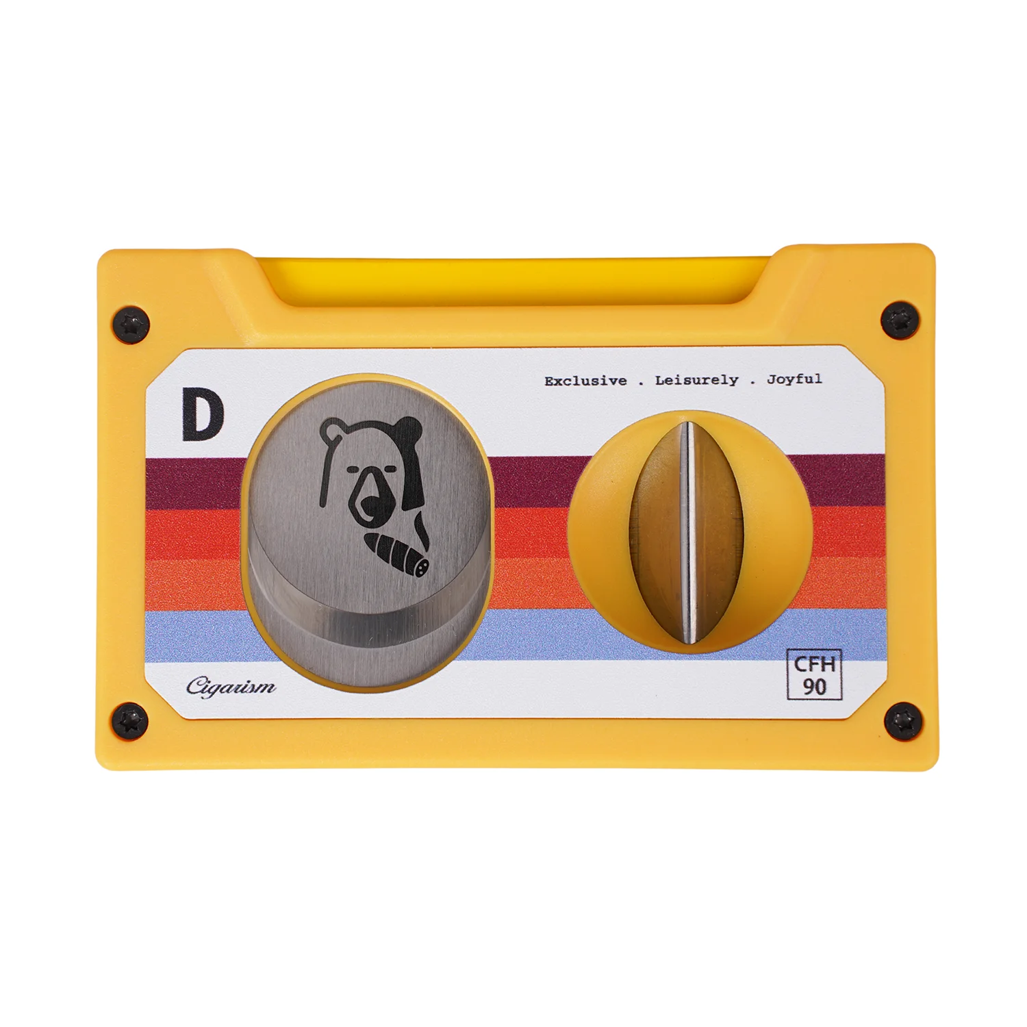 

Многофункциональные ножницы для сигар Large Cigar Bear Joint Vintage Cassette Tape: тройные, плоские, V-образные, с функцией пробойника
