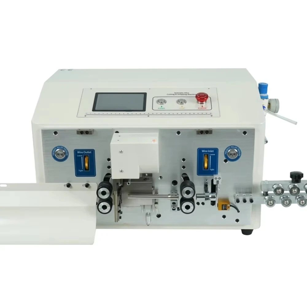 Machine High Speed Round Sheath Inner and Outer Double Layer Stripping Machine SWT-608-YHT6 4 6 8 Wheel Wire Stripping
