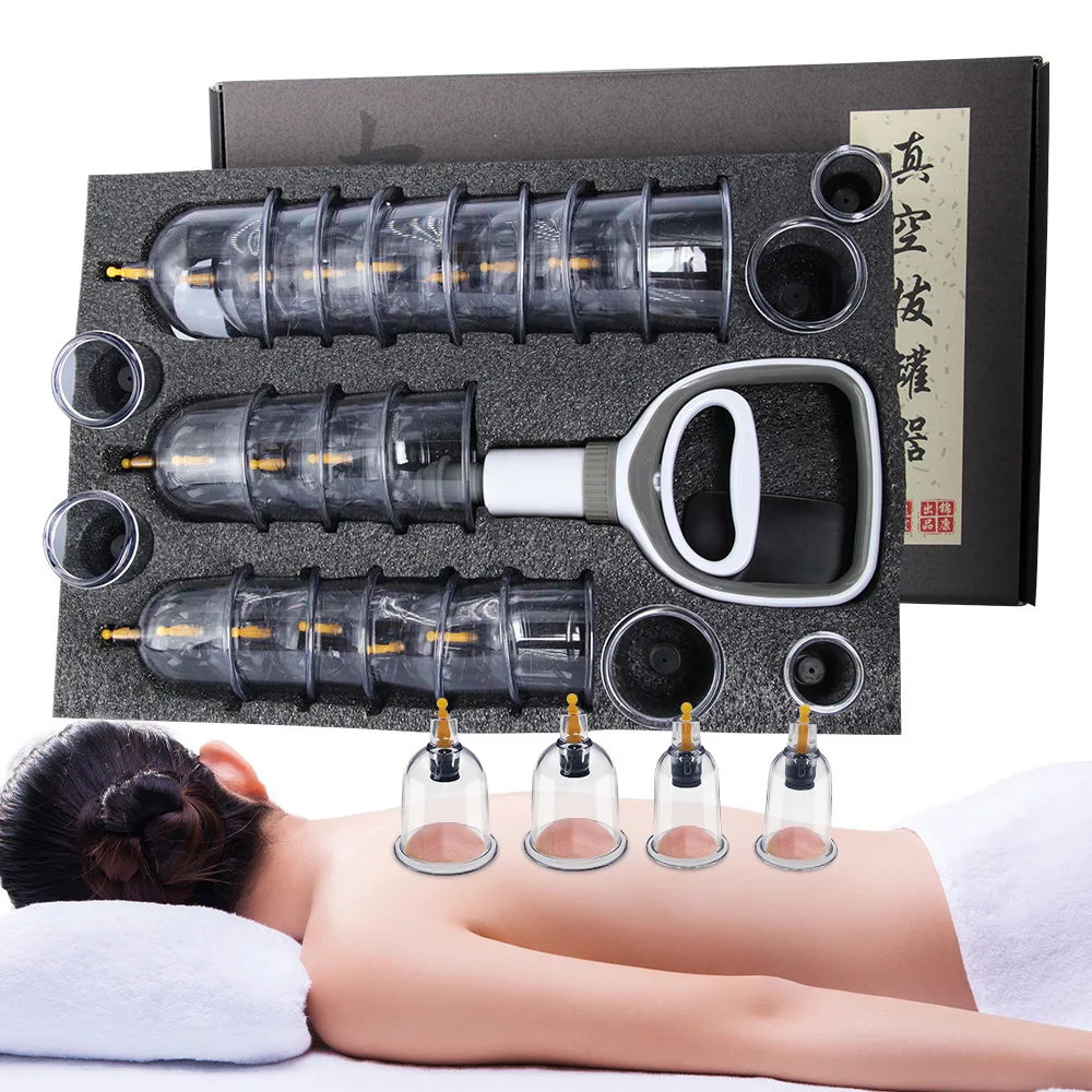 Vacuum Cupping Therapy Set Massage Body Cups Ventosas Anti-Cellulite Suction Cups Physiotherapy Hijama Facial Massager Jars Slim