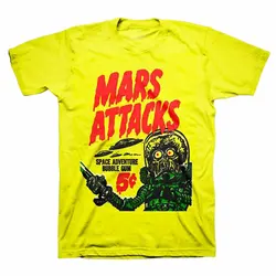 Mars Attacks Gum Attack Yellow T Shirt