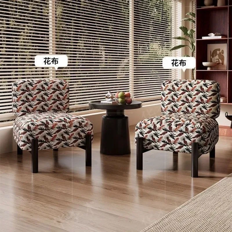 Single sofa chair household bedroom minimalist casual lamb wool chair B & B