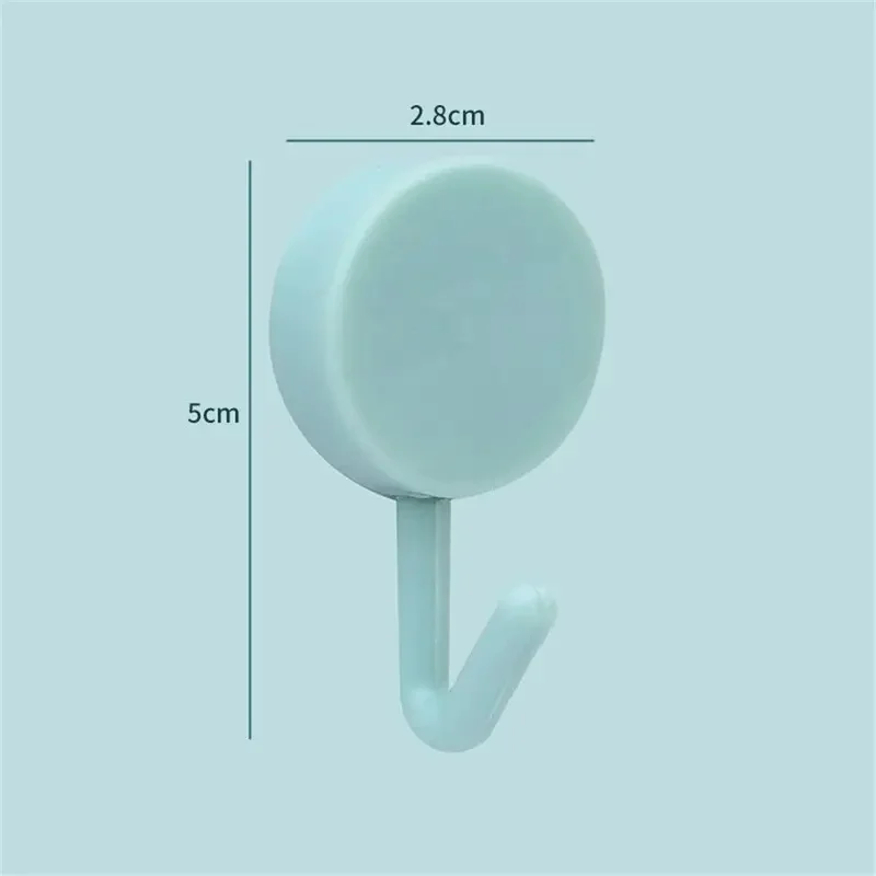 Home Kitchen Door Hook Storage Rack Without Trace Nail Self-adhesive Clothes Hanger Clothes Wall Hook Clasps Hooks