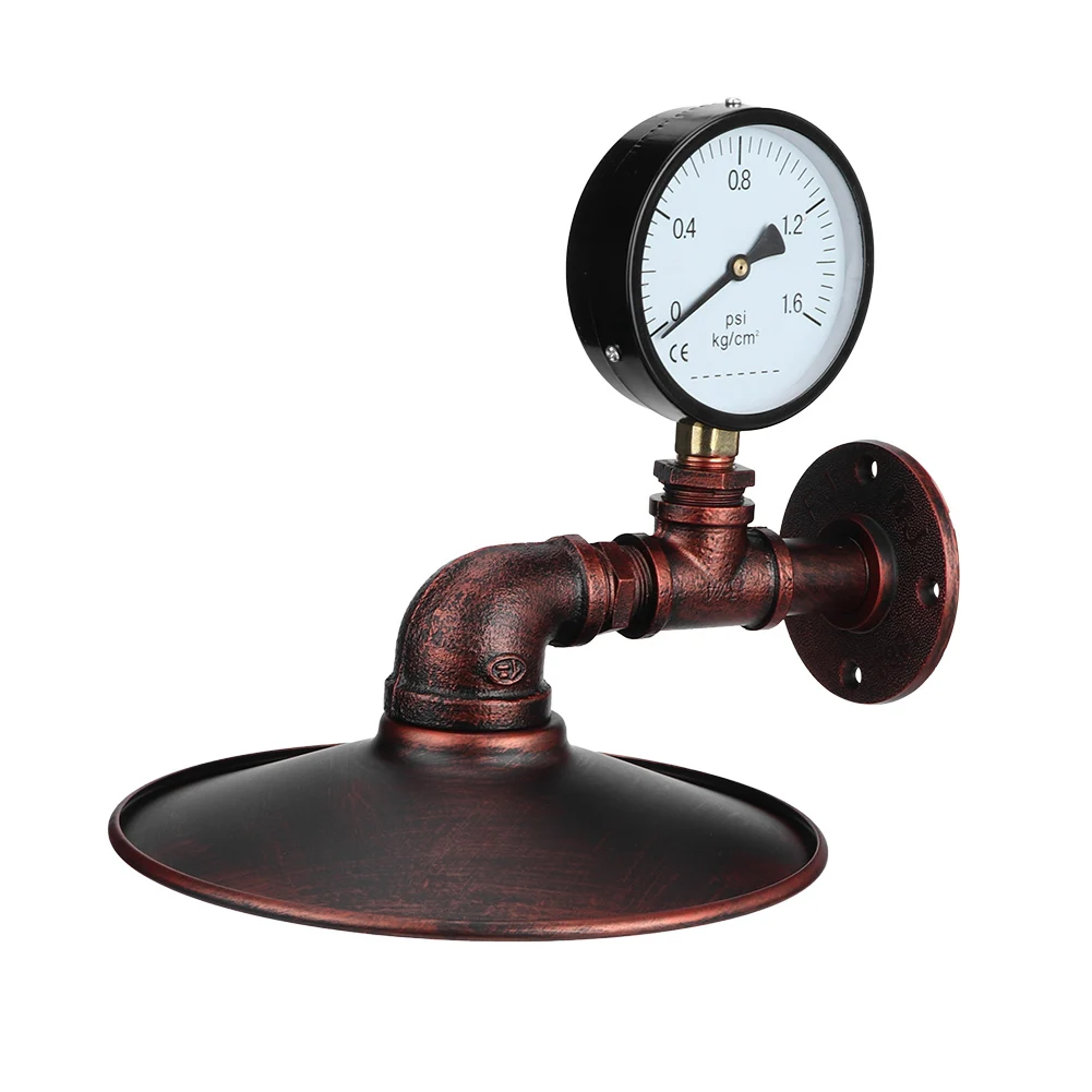 

Антикварный настенный светильник-труба 85-265В E27, ретро-светильник LED в стиле ретро, настенный светильник-труба для кафе, бара, прихожей