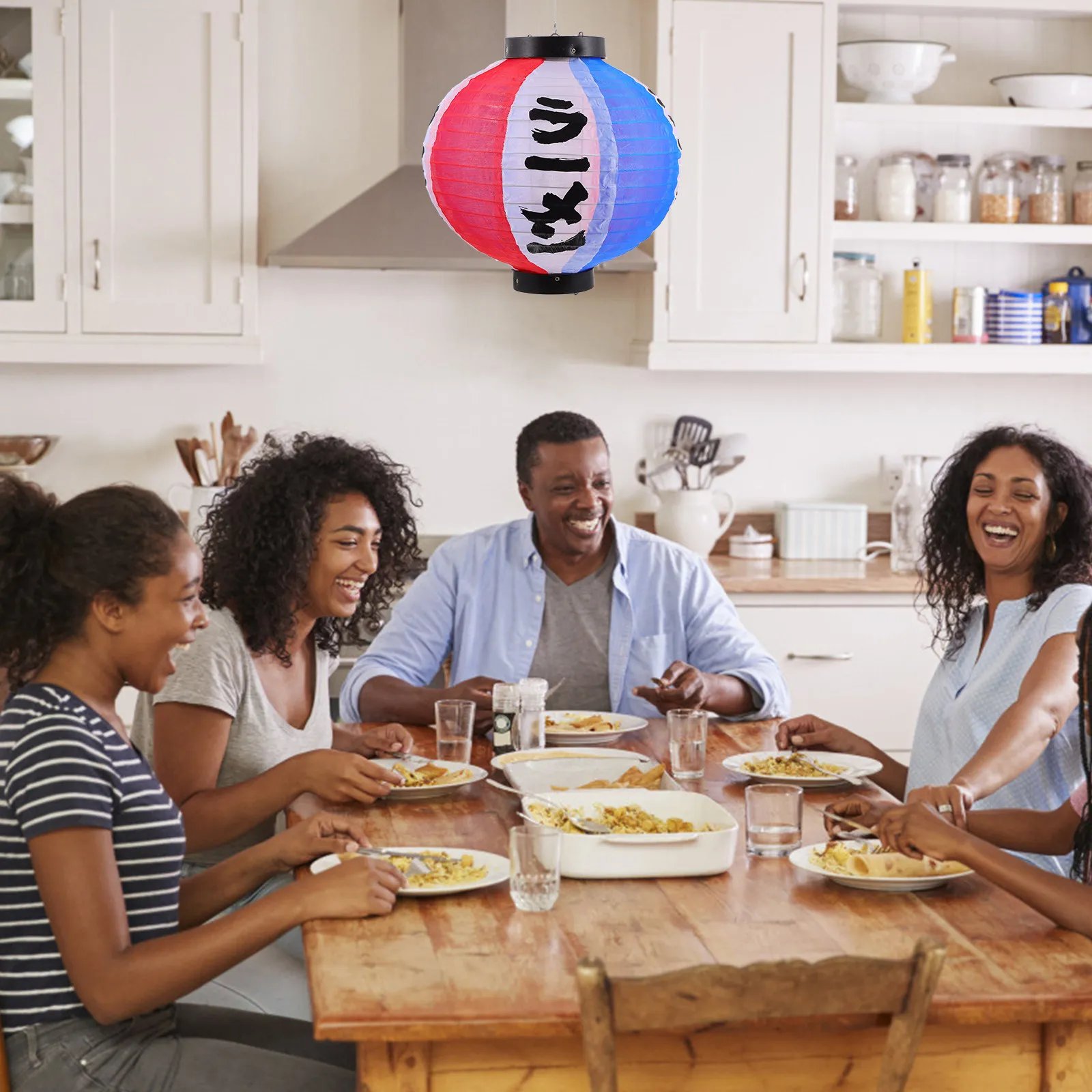 1 Pieza de Linterna Colgante de Tela Estilo Japonés, Linterna Decorativa Única para Restaurante, Bar de Sushi, Festival, Adorno para el Hogar y Exteriores