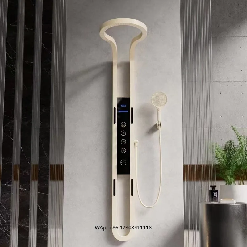 New Hot Sale Creative Waterfall Shower Head Wall Panel Bathroom Mixer Set Shower Panel System Rain Stainless Steel Contemporary