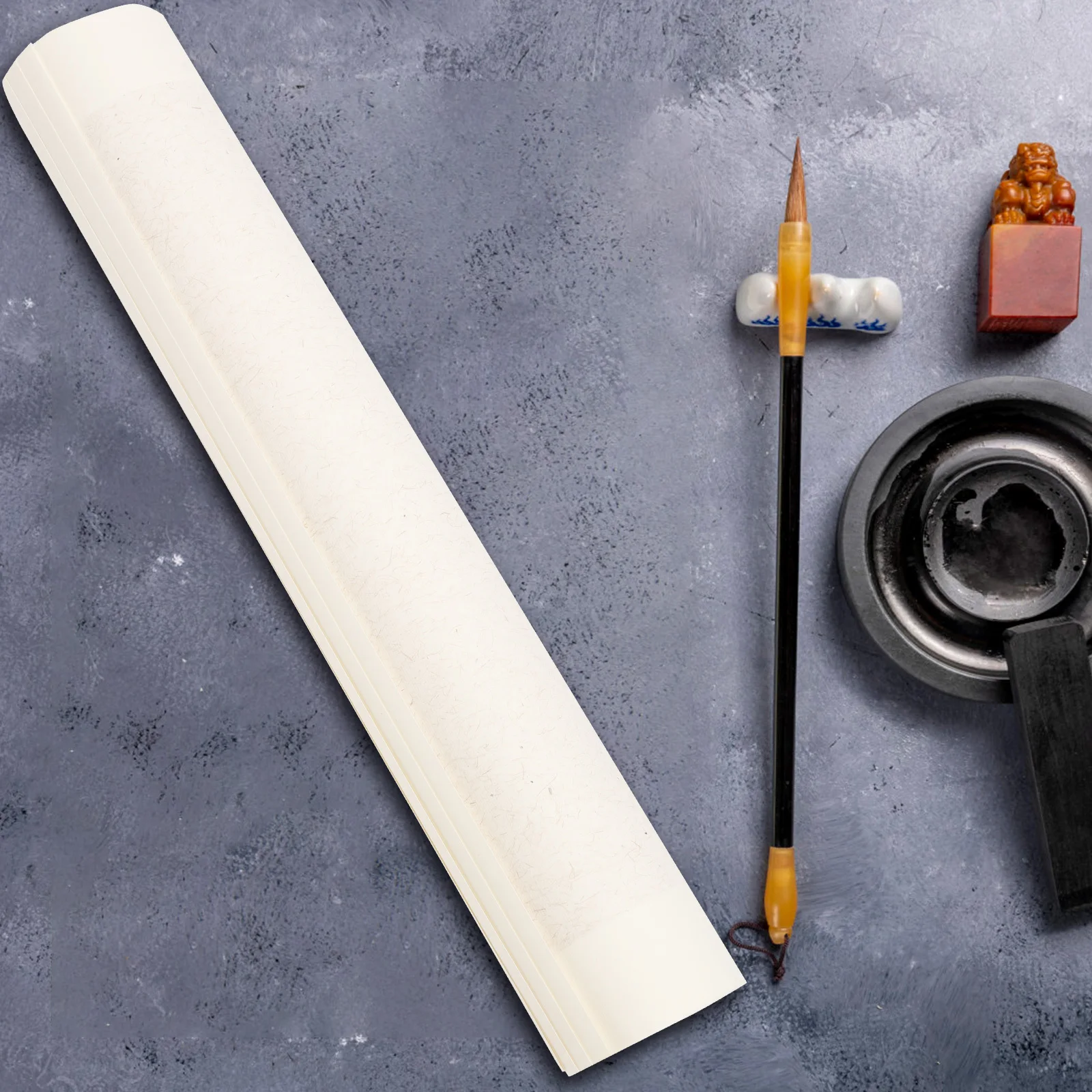 10 Sheets Chinese Calligraphy Paper Multi-Function Rice Paper High Absorption for Ink Brush Writing Kanji Calligraphy Painting