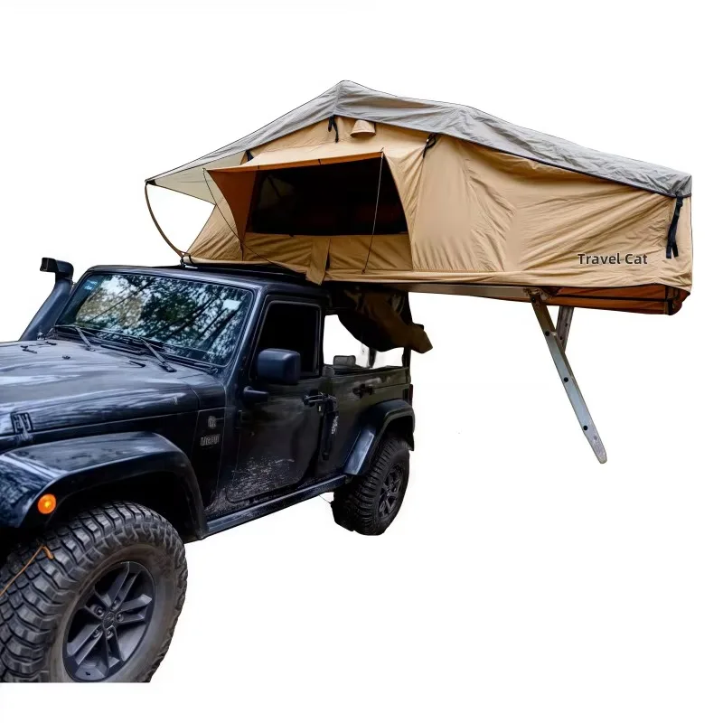

【Popular】Outdoor Camper Car 4X4 Roof Tent Wholesale Soft Shell Insulated Light Weight RTT Car Roof Top Tent for 4 Person Tents