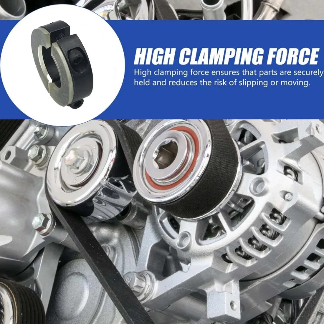 Carbon Steel Fixed Ring Bearing Locking Clamping Sleeve Fixed Ring Sleeve Throat Collar Positioning   With cushioning pads