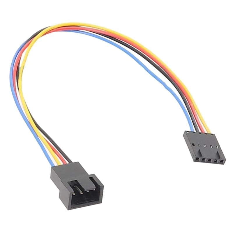  5Pin to 4Pin Fan Connector Adapter Extension Cable Wire Computer PWM Cooling