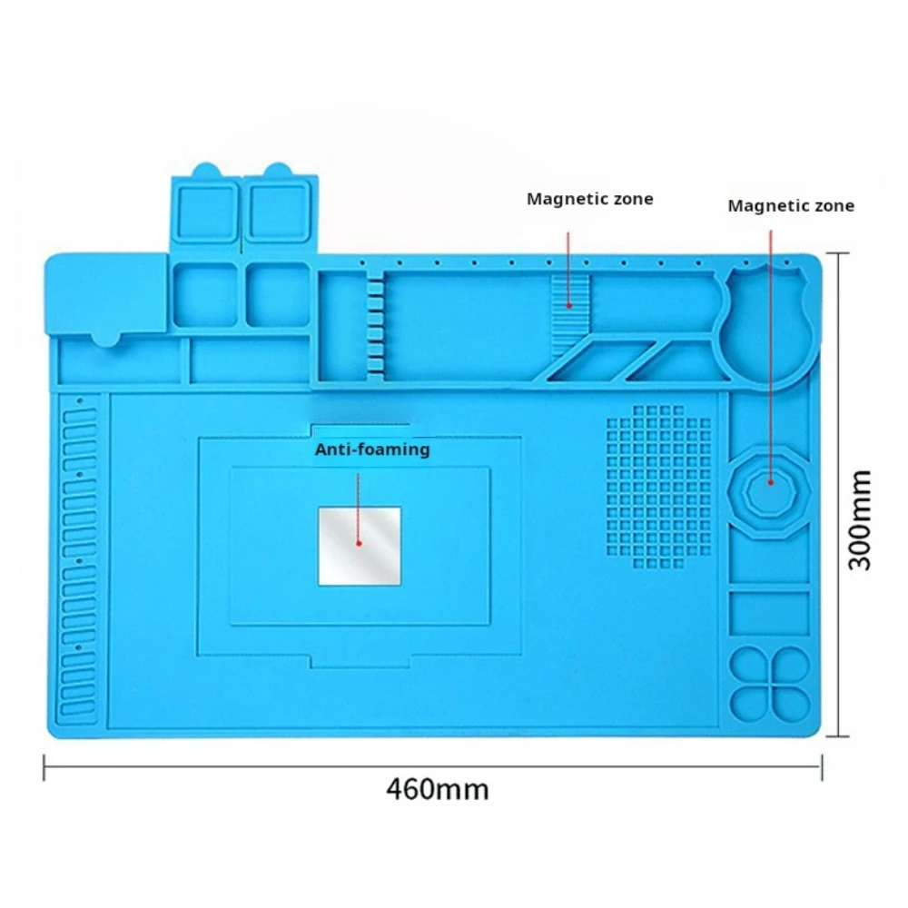 طاولة إصلاح مغناطيسية من السيليكون BGA، وسادة إصلاح، معزولة، ساخنة، سيليكون مناسبة لإصلاح الهاتف المحمول والكمبيوتر المحمول